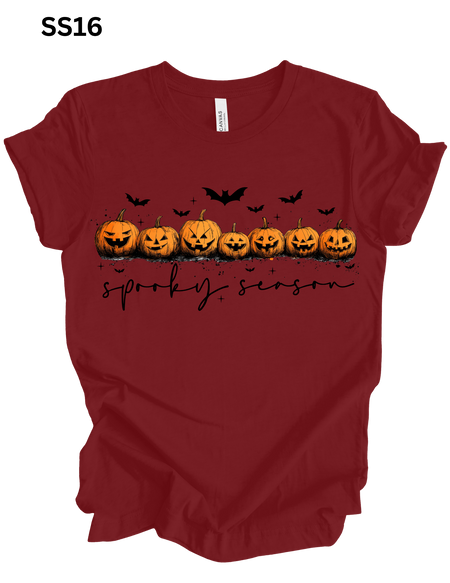 Spooky Season Assorted Graphic Shirts